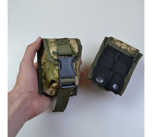 Качественный Подсумок под гранату из кордуры пиксель MOLLE для гранаты тактический YU-70