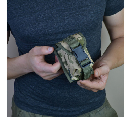 Качественный Подсумок под гранату из кордуры пиксель MOLLE для гранаты тактический YU-70