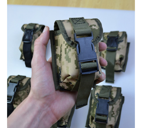 Качественный Подсумок под гранату из кордуры пиксель MOLLE для гранаты тактический YU-70