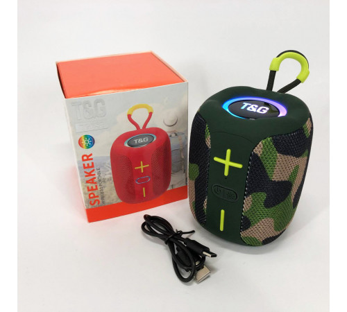 Блютуз колонка с динамичной подсветкой TG658, Bluetooth колонка с хорошей батареей OW-77
