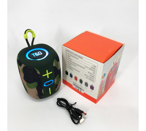 Блютуз колонка с динамичной подсветкой TG658, Bluetooth колонка с хорошей батареей OW-77