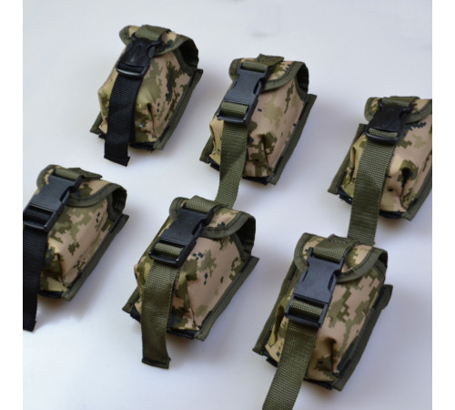 Качественный Подсумок под гранату из кордуры пиксель MOLLE для гранаты тактический YU-70