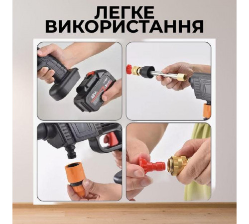 Водяная мойка аккумуляторная, Мойка для дачи Аккумуляторная минимойка RU-54