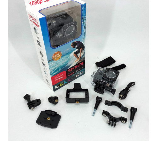 Экшн камера action, Камера 1080p запись, Экшн камера для стрима, HD Action Camera Нательная IA-83