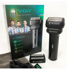 Аккумуляторная бритва для мужчин VGR V-368, Бритва для сухого бритья Электробритва густой бороды KR-87