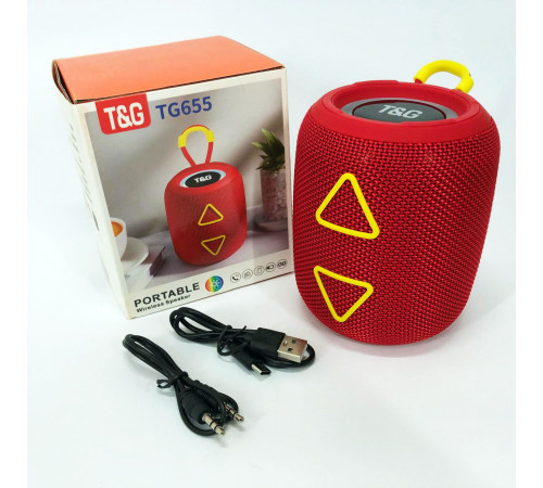 Bluetooth колонка с качественными басами TG655, Колонка акустическая для улицы, Блютуз аудио приемник LZ-25