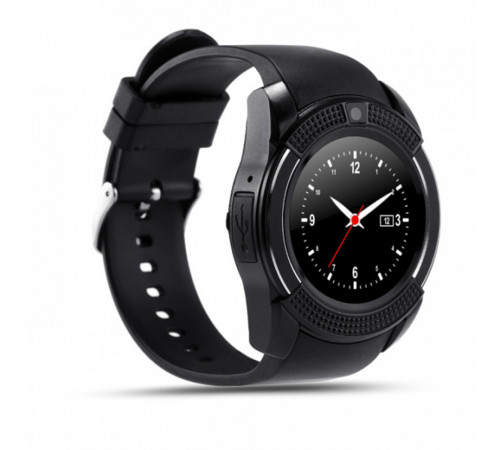 Розумні смарт-годинник Smart Watch V8. Колір: чорний RO-55 за 541 грн