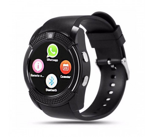 Розумні смарт-годинник Smart Watch V8. Колір: чорний RO-55 за 541 грн