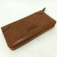 Мужская сумка кошелек в подарок Baellerry leather brown, Вертикальное мужское портмоне из кожи IC-34