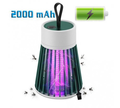 Уничтожитель насекомых для дома Electronic shock Mosquito killing lamp НА АККУМУЛЯТОРЕ для похода на природу GW-71