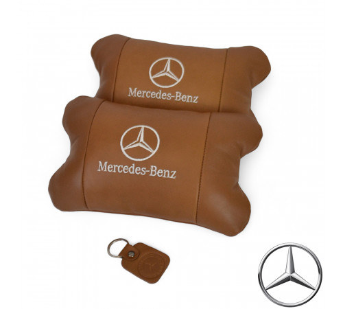 Подушка на подголовник в авто Mercedes-Benz Мерседес, Подушка для поддержания шеи в авто OU-35