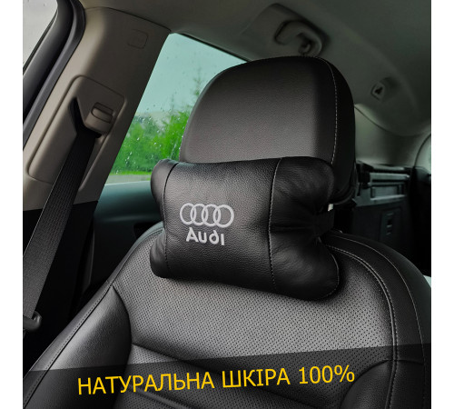 Подушки на підголівник в машину Audi / Ауді, Подушка для голови в авто, Подарунок подушка дорожня IE-82 за 1659 грн