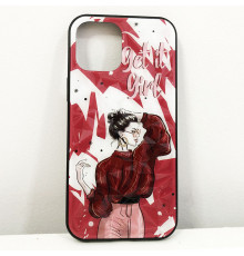 Чехол для Apple Iphone 12 Pro Max. Get it girl! красный IU-92