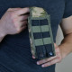 Подсумок на 2 магазина двойной из кордуры пиксель MOLLE тактический KJ-93