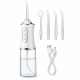 Ирригатор для чистки зубов и полости рта Oral Irrigator с аккумулятором и сменными насадками White TN-57