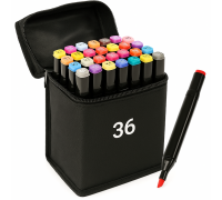 Маркеры sketchmarker для рисования 36, Художественные маркеры с двойным наконечником SX-70