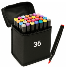 Маркеры sketchmarker для рисования 36, Художественные маркеры с двойным наконечником SX-70