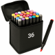 Маркеры sketchmarker для рисования 36, Художественные маркеры с двойным наконечником SX-70