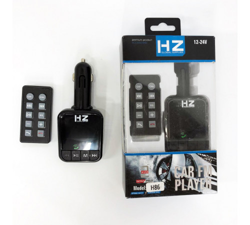 Автомобильный fm передатчик с блютуз H86BT, Модулятор трансмиттер bluetooth, Блютуз фм трансмиттер TX-20
