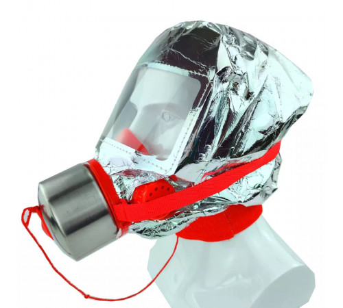 Маска протигаз, панорамний протигаз Fire mask LO-31