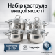 Набір антипригарних каструль з кришкою, Набір каструль для дому з антипригарним покриттям EQ-77