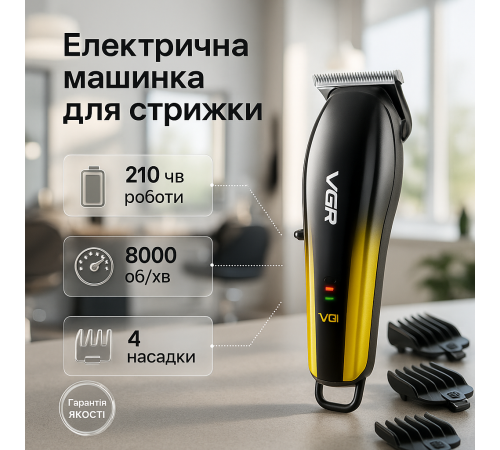Машинка для стрижки від акб VGR V-974, Тример для складної стрижки волосся, Хороший бездротовий тример NT-58