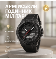Фірмовий спортивний годинник SKMEI 2276BKWT, Армійський годинник з водонепроникністю VH-21