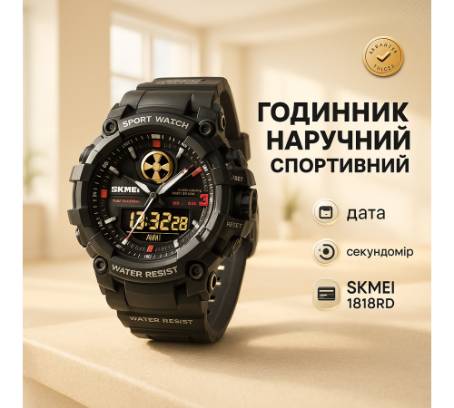 Армійський годинник з водонепроникністю, Бюджетний спортивний годинник Армійський електронний YB-12