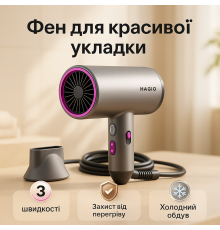 Фен без вреда для волос, Портативный фен для укладки волос обычный укладки VP-21