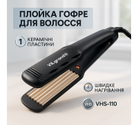 Плойка выравниватель ViLgrand VHS-110 65 Вт, Эргономичный утюжок выпрямитель, Щипцы для вьющихся волос DV-46