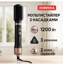 Стильный фен для укладки волос ViLgrand, Женский профессиональный фен для укладки волос YU-78