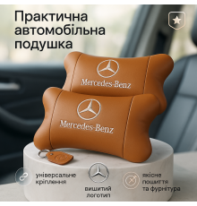 Подушка на подголовник в авто Mercedes-Benz Мерседес, Подушка для поддержания шеи в авто OU-35