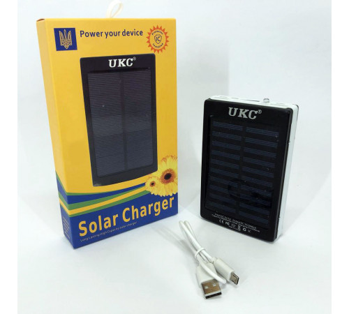 Power bank з перехідниками Solar, Акумулятор портативний для зарядки телефону, Пауер банк для телефону AZ-50