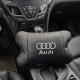 Подушки на підголівник в машину Audi / Ауді, Подушка для голови в авто, Подарунок подушка дорожня IE-82 за 1659 грн