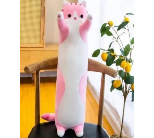 Кот подушка из флиса, Игрушка антистресс котик, Игрушка 3 в 1 кот батон Мягкий пушистый ON-33