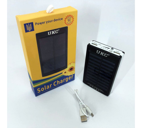 Power bank з перехідниками Solar, Акумулятор портативний для зарядки телефону, Пауер банк для телефону AZ-50