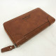 Мужская сумка кошелек в подарок Baellerry leather brown, Вертикальное мужское портмоне из кожи IC-34