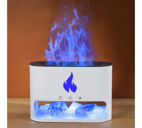 Ароматизатор повітря для дому електричний Docsal Flame 3 в 1, Зволожувач повітря в спеку YR-72