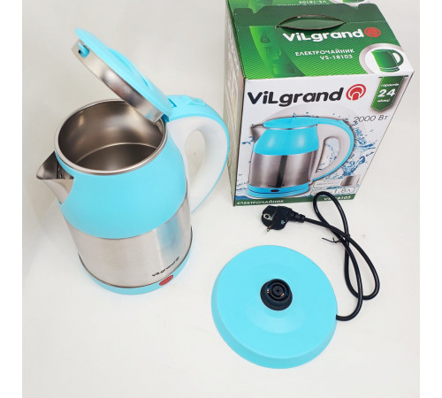 Красивый чайник кухонный Vilgrand, Электрический чайник с индикатором питания Хороший для дома VJ-48