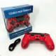 Джойстик DOUBLESHOCK для PS 4, игровой беспроводной геймпад PS4/PC аккумуляторный джойстик. Цвет: красный ZK-74