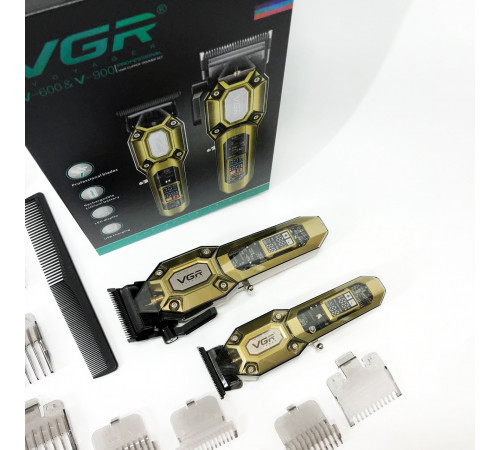 Хороші машинки для стрижки волосся для дому VGR 2 в 1 VGR V-600 V-900, Професійний бездротовий тример OQ-38