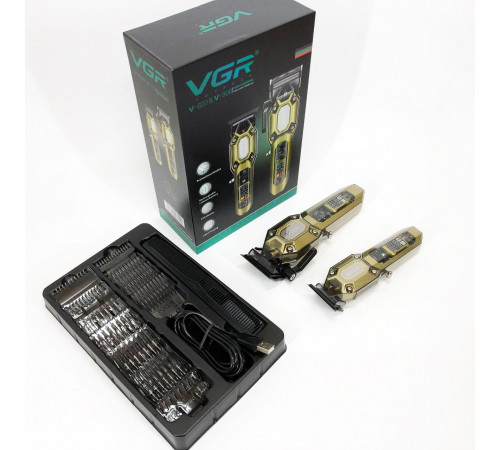Хороші машинки для стрижки волосся для дому VGR 2 в 1 VGR V-600 V-900, Професійний бездротовий тример OQ-38