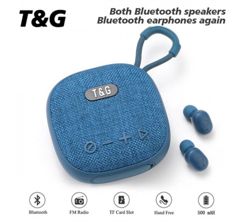 Безпроводная bluetooth колонка TG813, Блютуз акустика с радио, Беспроводная колонка Bluetooth с радио NS-95