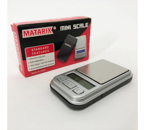 Ваги для зважування золота і срібла MATARIX MX-200GM, Ваги міліграмові кишенькові ювелірні EV-91