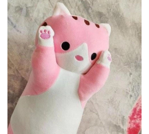 Кот подушка из флиса, Игрушка антистресс котик, Игрушка 3 в 1 кот батон Мягкий пушистый ON-33