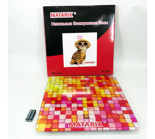 Напольные весы с цифровым дисплеем MATARIX, Напольные электронные весы с автоматическим отключением EI-42