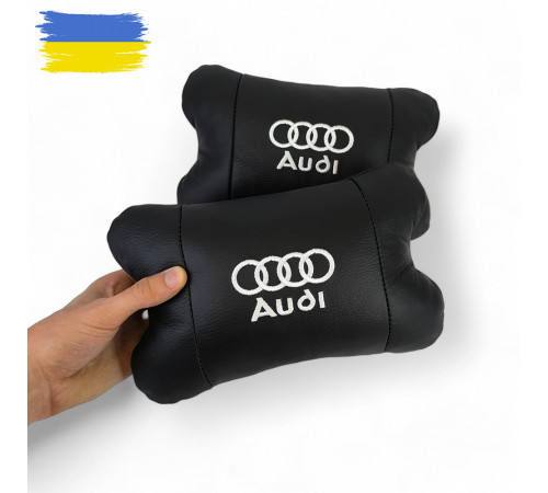 Подушки на підголівник в машину Audi / Ауді, Подушка для голови в авто, Подарунок подушка дорожня IE-82 за 1659 грн