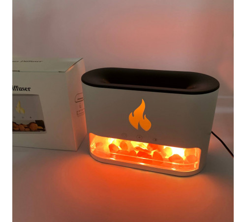 Ароматизатор повітря для дому електричний Docsal Flame 3 в 1, Зволожувач повітря в спеку YR-72