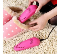Електрична сушарка для взуття SHOES DRYER, 220V / Електросушарка для сушіння взуття. Колір: рожевий BD-80