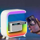 Годинник хамелеон з термометром будильник нічник RGB G3, Нічний світильник з зарядним пристроєм TM-94
